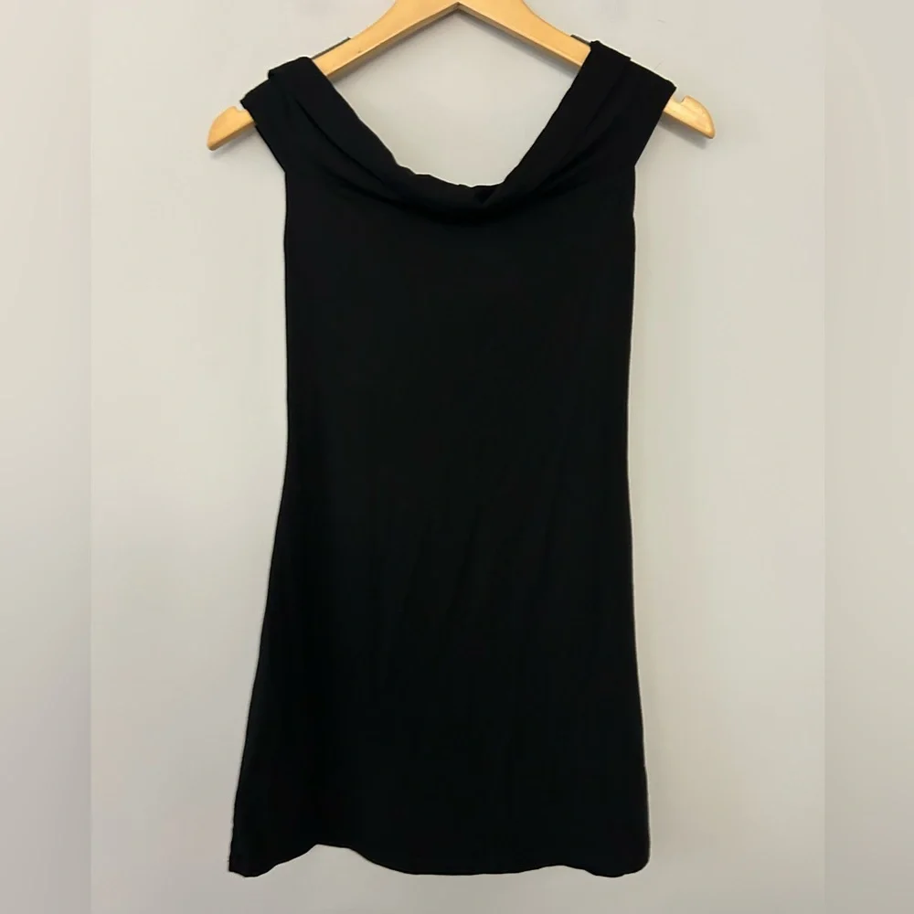 Reformation Vida Twisted Knit Mini Dress in Black - Picture 5 of 6